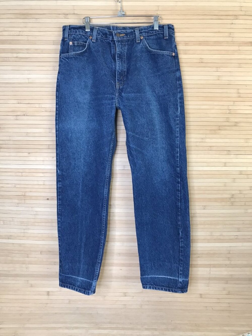 VTG Levis 505 Orange Tab 90s Denim Jeans 36x30 (act 34x30) Regular Fit Straight - Picture 2 of 12